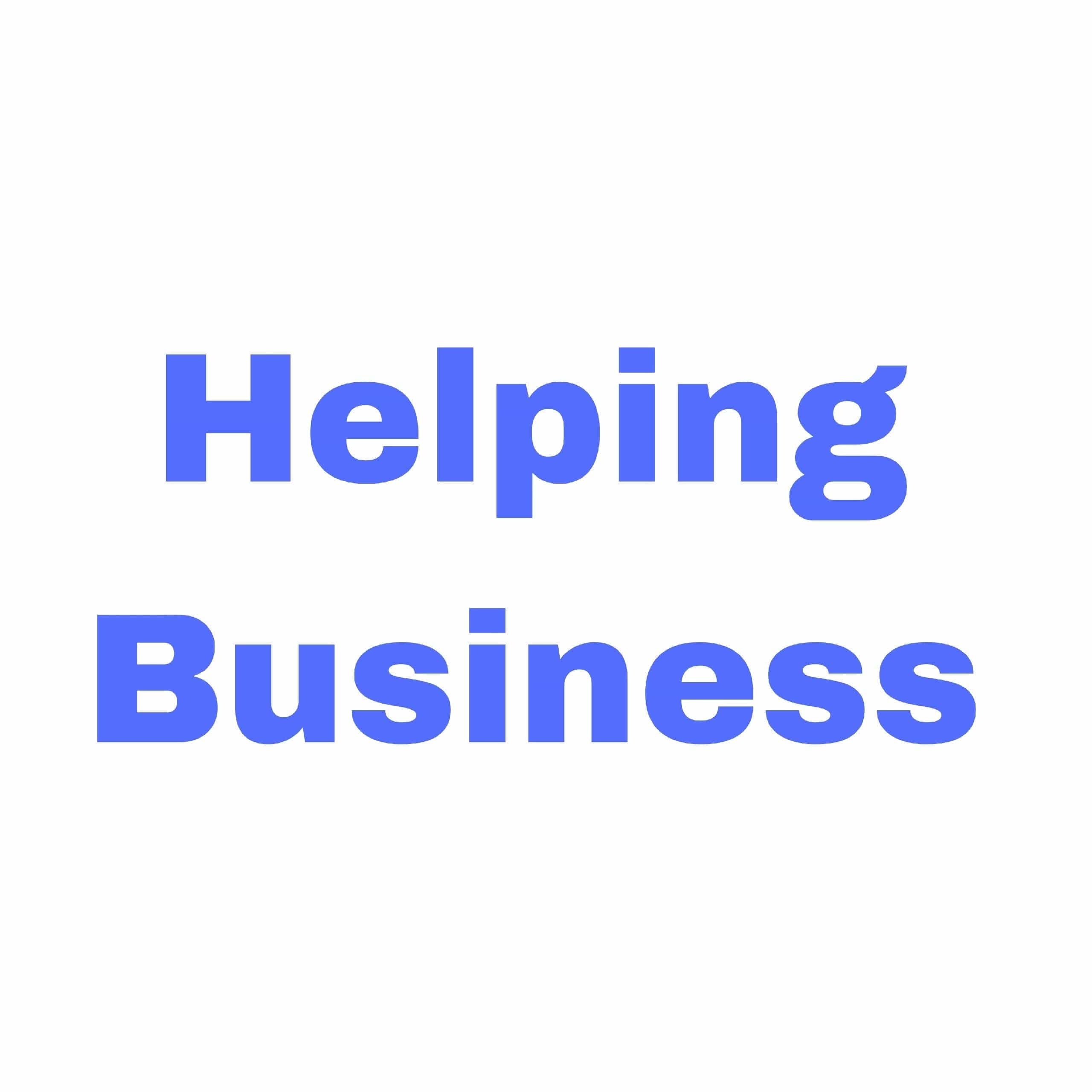 Helping Business